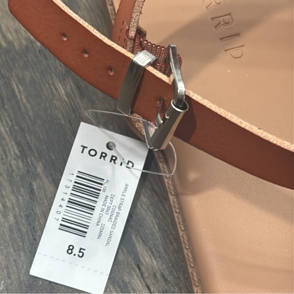 Torrid Ankle Strap Braided Sandal (WW) - Picture 3 of 4